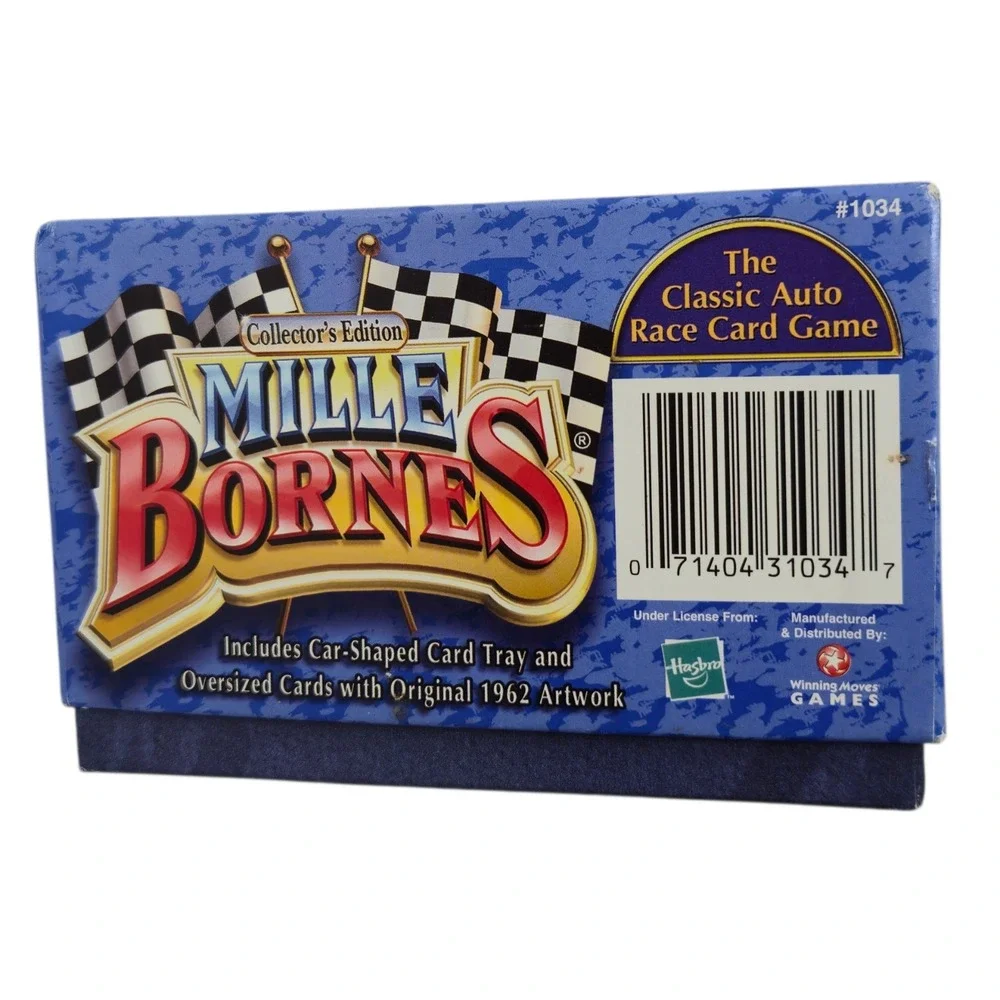 Mille Bornes Card Game Collector's‎ Edition Winning Moves 2003 Complete Family